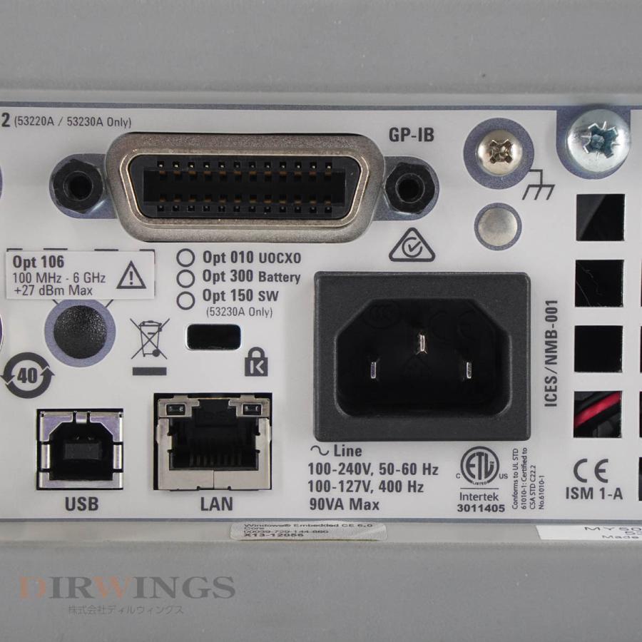 [DW]USED 8日保証 11/2020CAL Keysight 53220A LXI Universal Frequency ...