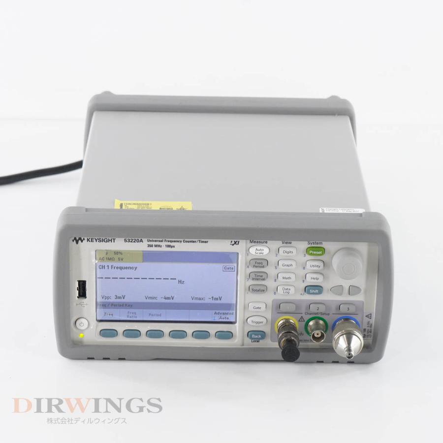[DW]USED 8日保証 11/2020CAL Keysight 53220A LXI Universal Frequency ...