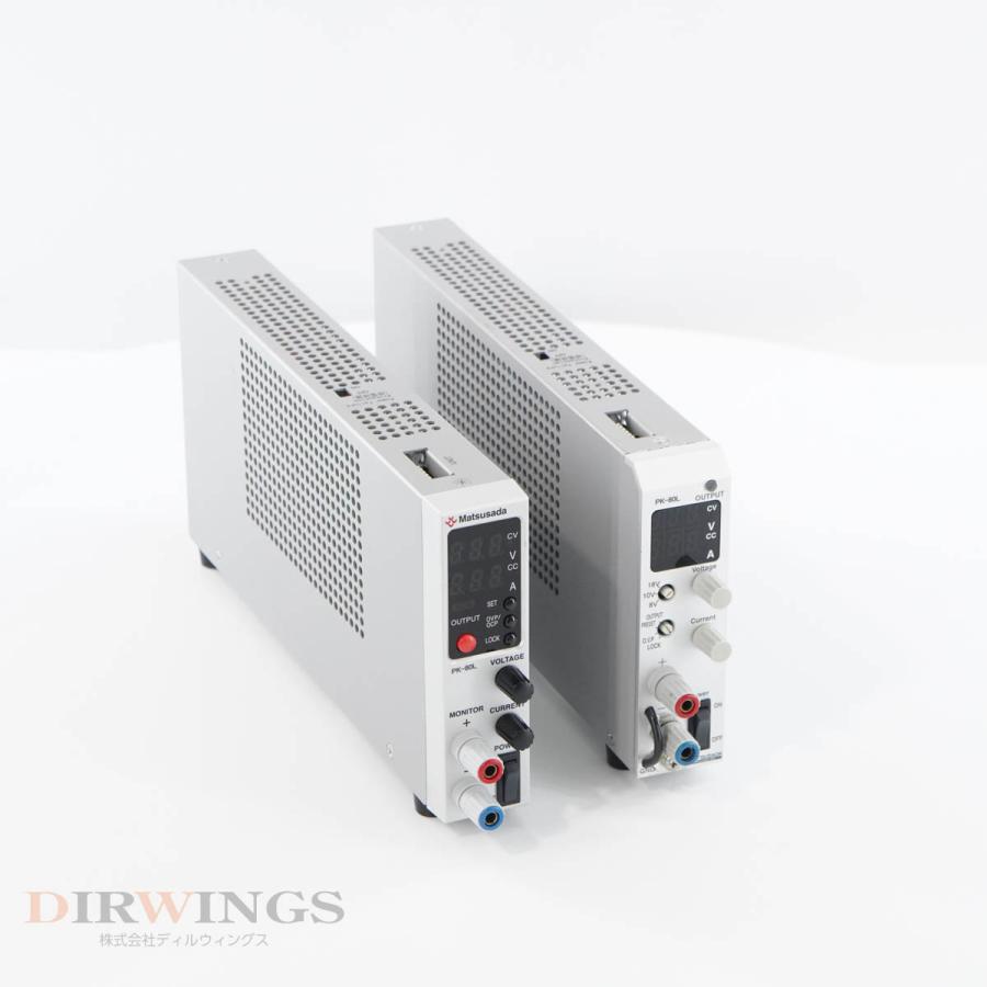 JB]USED 保証なし セット Matsusada PK-80L-LGmb PK-80L REGULATED DC