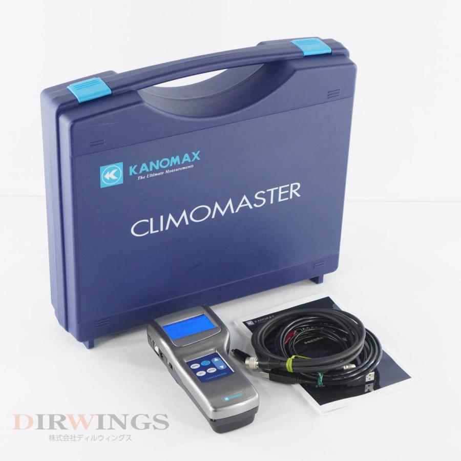 [JB]USED 保証なし KANOMAX 6501-A0 CLIMOMASTER クリモマスター 多機能型風速計 取扱説明書 [06051 ...