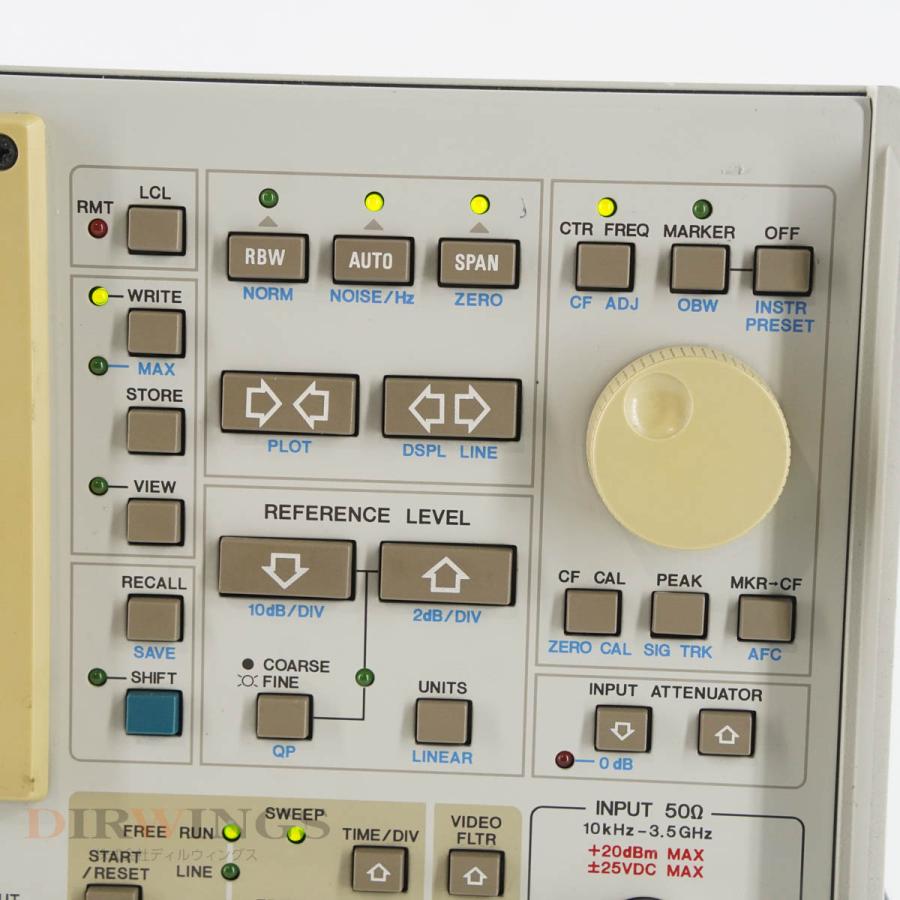 [JB]USED 保証なし ADVANTEST R4131D SPECTRUM ANALYZER スペクトラムアナライザー [06051 ...