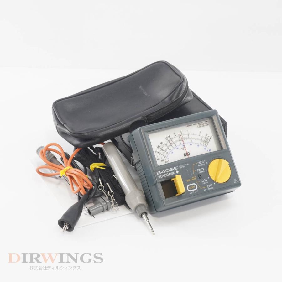 DW]USED 8日保証 04/2023CAL YOKOGAWA 2406E 240643 INSULATION TESTER