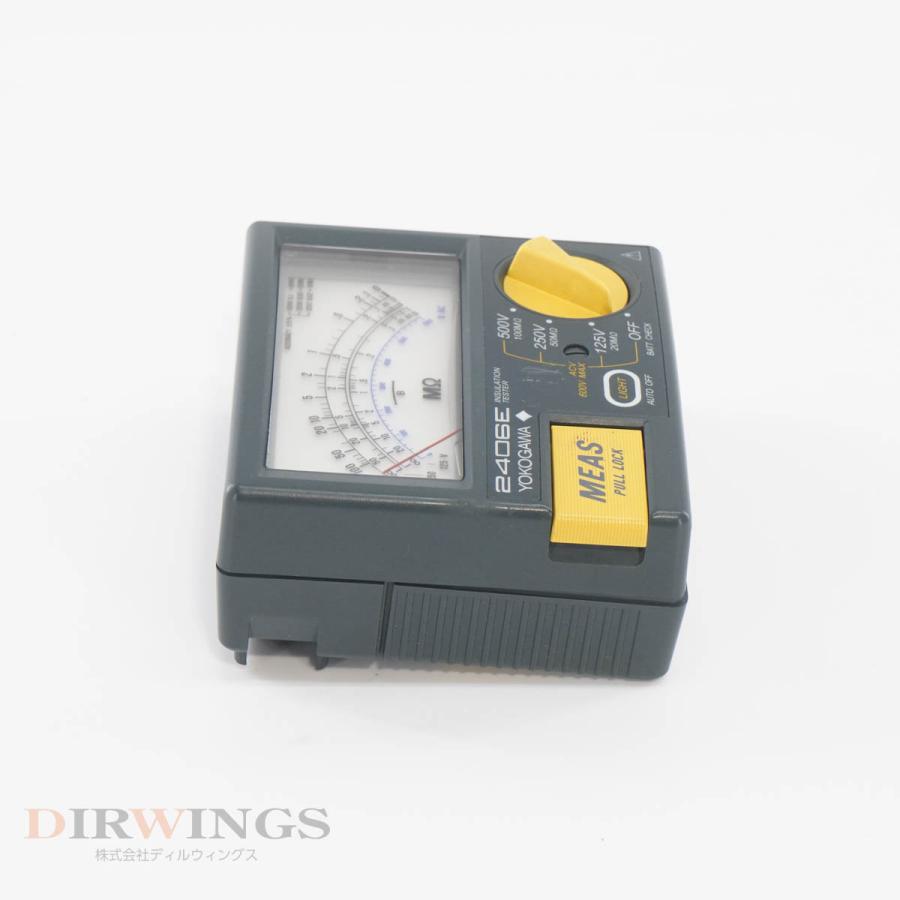 DW]USED 8日保証 04/2023CAL YOKOGAWA 2406E 240643 INSULATION TESTER