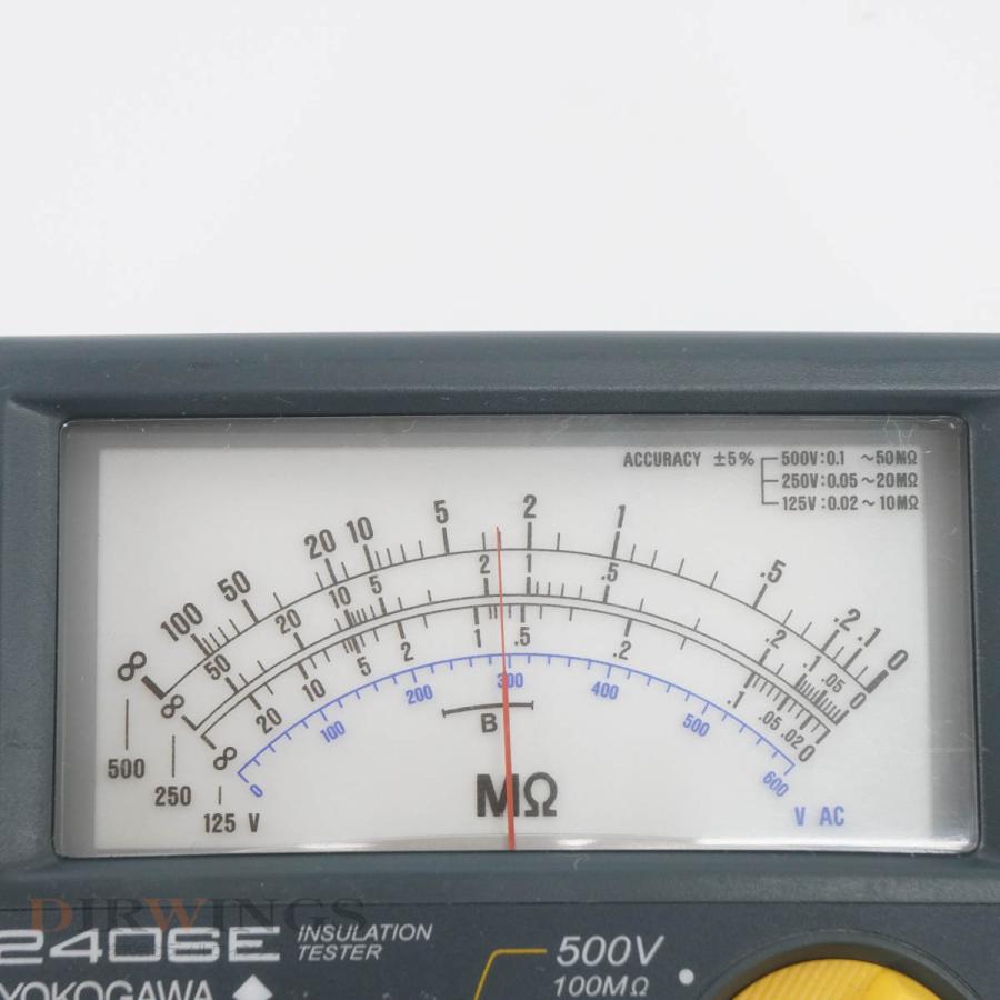DW]USED 8日保証 04/2023CAL YOKOGAWA 2406E 240643 INSULATION TESTER