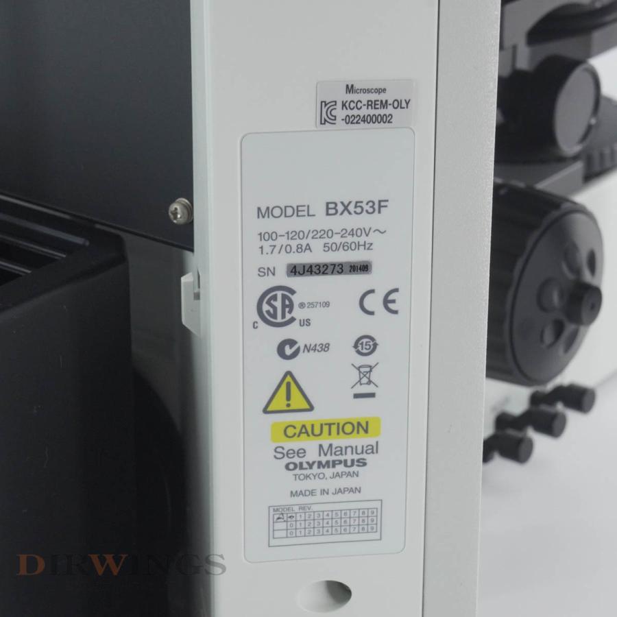 DW]USED 8日保証 OLYMPUS BX53 BX53F Microscope システム生物顕微鏡 