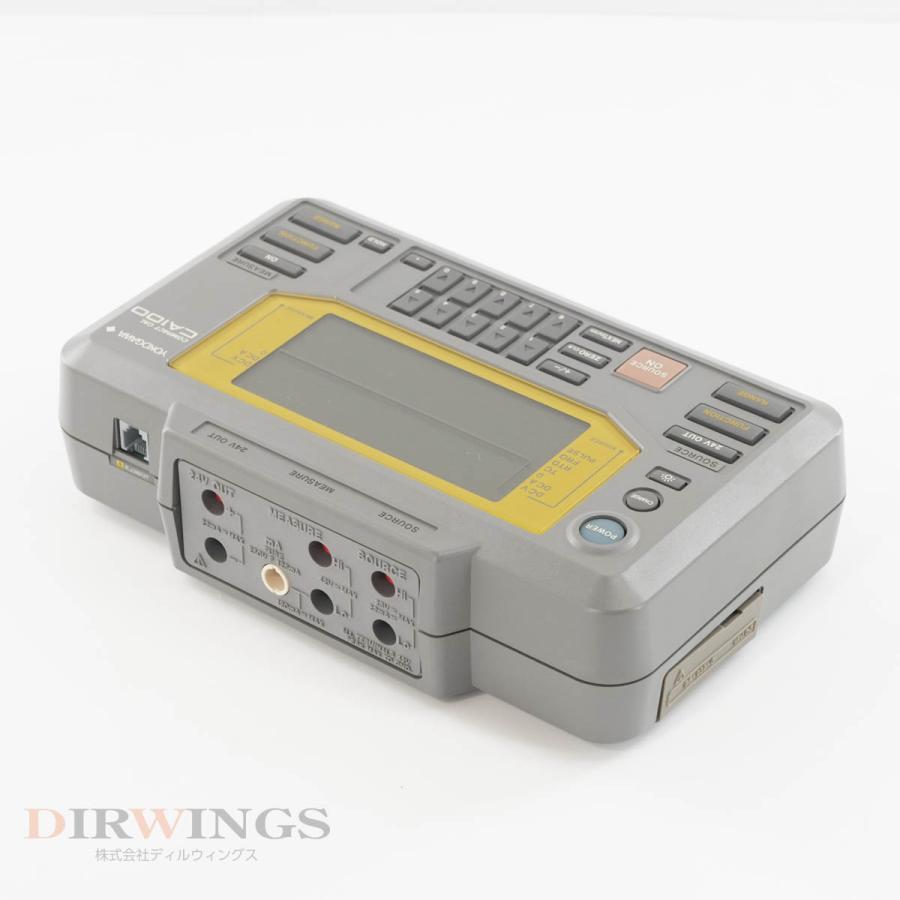 [DW]USED 8日保証 YOKOGAWA CA100 255701-U2 COMPACT CAL コンパクトキャル 電圧電流発生器 キ ...