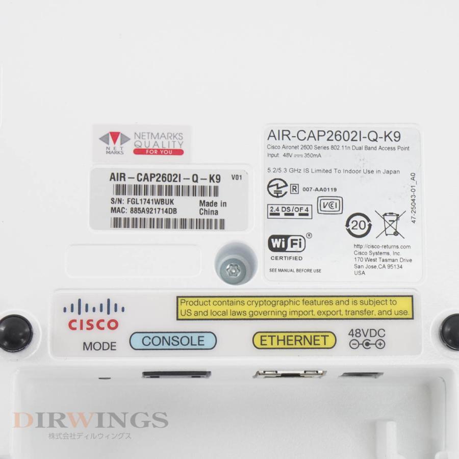 [PG]USED 8日保証 7セット入荷 8台セット CISCO AIR-CAP2602I-Q-K9 Aironet 2600 シリーズ ...