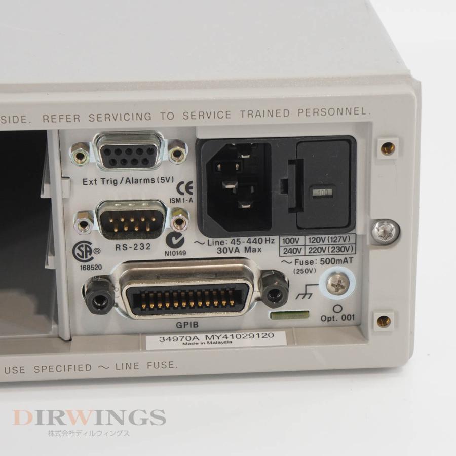 [DW]USED 8日保証 Agilent 34970A Data Acquisition/Switch Unit データ収集/スイッチ ...