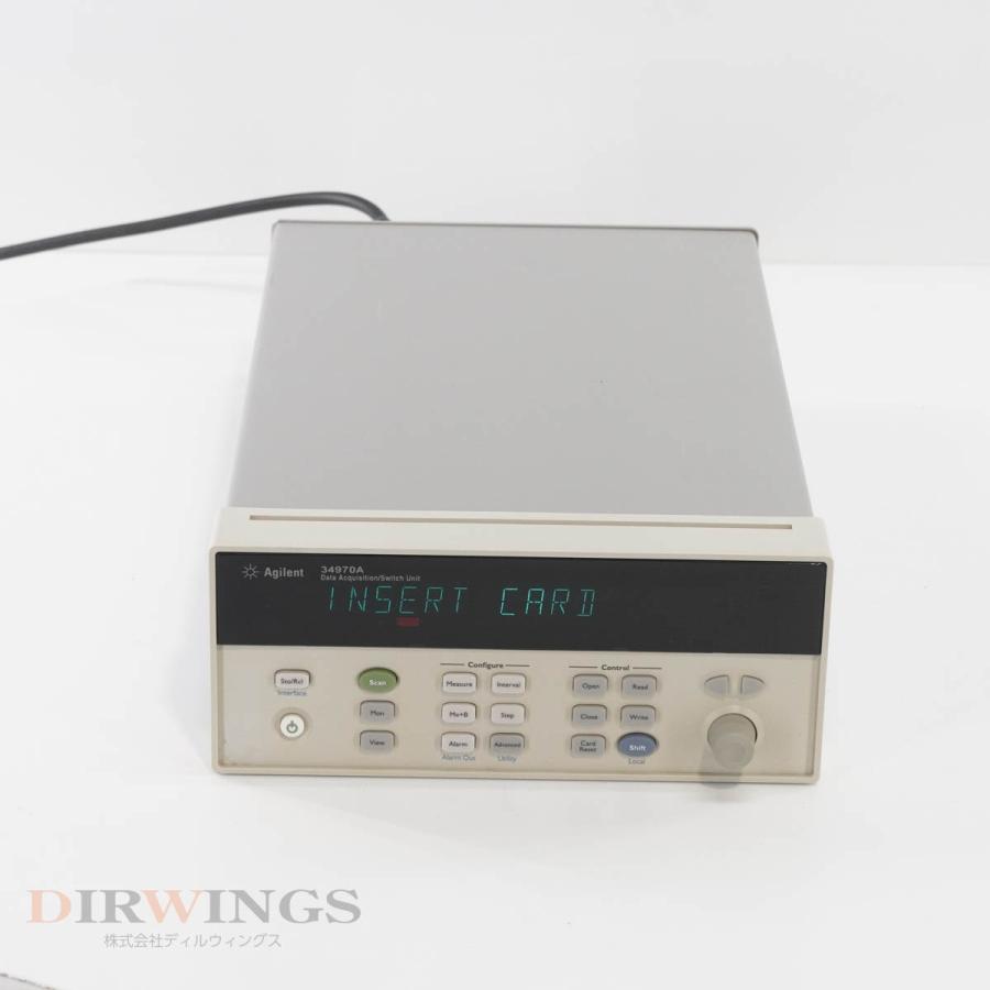 [DW]USED 8日保証 Agilent 34970A Data Acquisition/Switch Unit データ収集/スイッチ ...