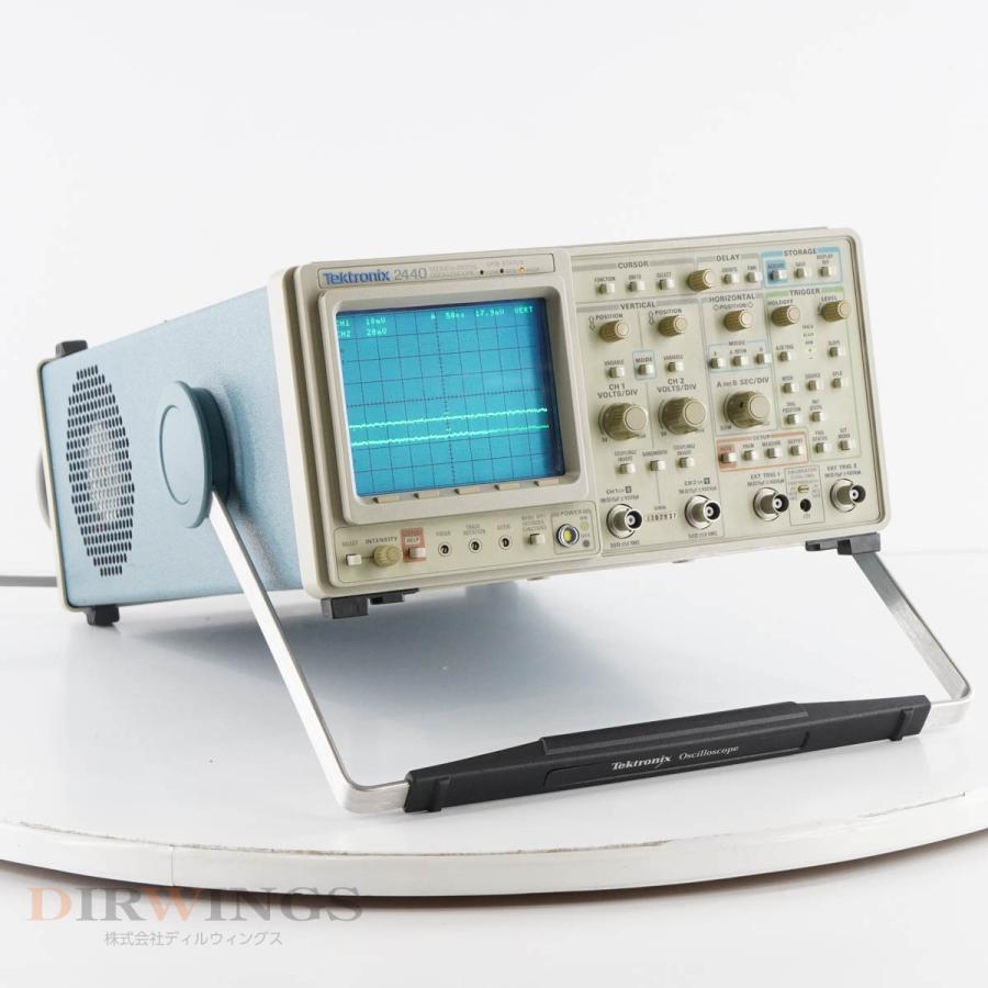 [JB]USED 保証なし Tektronix 2440 DIGITAL OSCILLOSCOPE オシロスコープ 500MS/s 電源コード ...