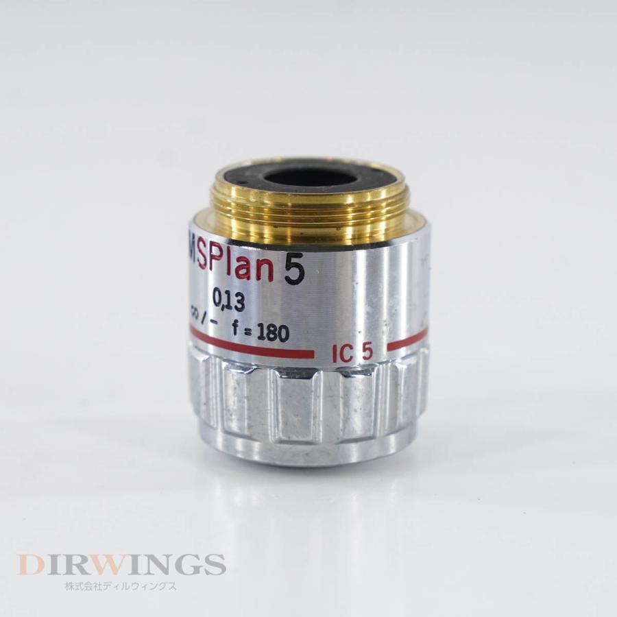 [DW]USED 8日保証 OLYMPUS MSPlan 5 Objective Lens 0.13 ∞/0 f=180 対物レンズ 顕微鏡 ...
