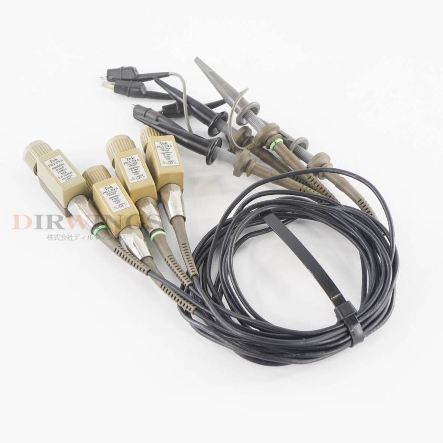 [DW]USED 8日保証 4本セット Tektronix P6139A VOLTAGE PROBE ボルテージプローブ パッシブプローブ ...