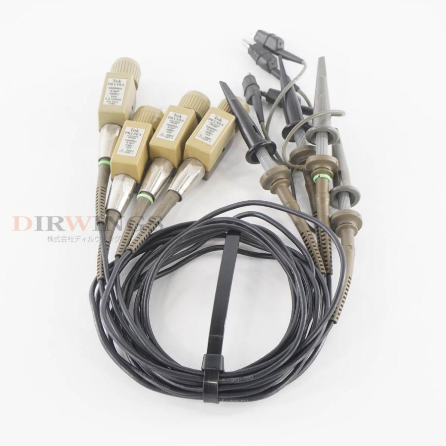 [DW]USED 8日保証 4本セット Tektronix P6139A VOLTAGE PROBE ボルテージプローブ パッシブプローブ ...