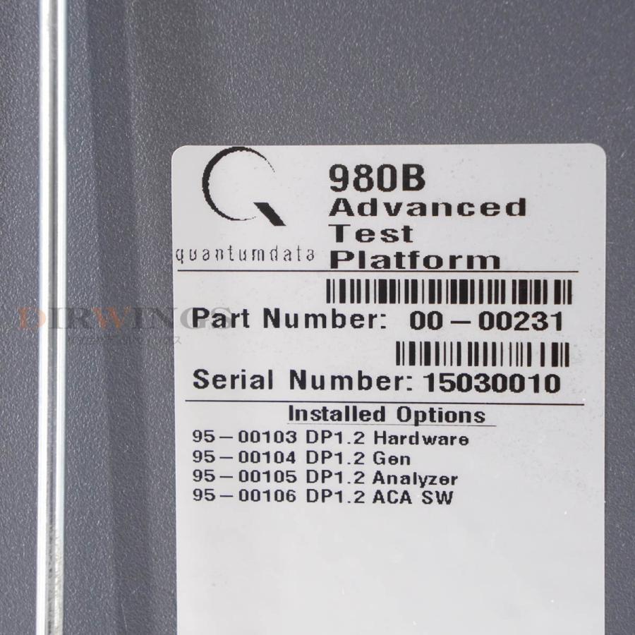 [DW]USED 8日保証 QUANTUM DATA 980 980B Advanced Test Platform HDMI ...