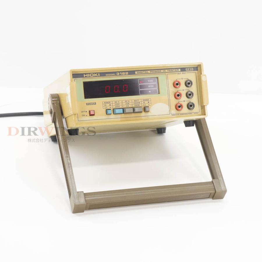 [DW]USED 8日保証 HIOKI 3182 DIGITAL POWER Hi TESTER デジタルパワーハイテスター [06171 ...
