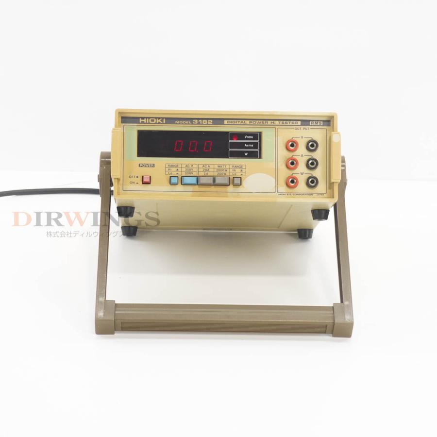[DW]USED 8日保証 HIOKI 3182 DIGITAL POWER Hi TESTER デジタルパワーハイテスター [06171 ...
