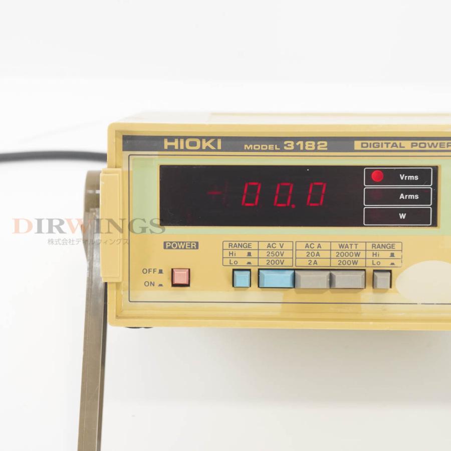 [DW]USED 8日保証 HIOKI 3182 DIGITAL POWER Hi TESTER デジタルパワーハイテスター [06171 ...
