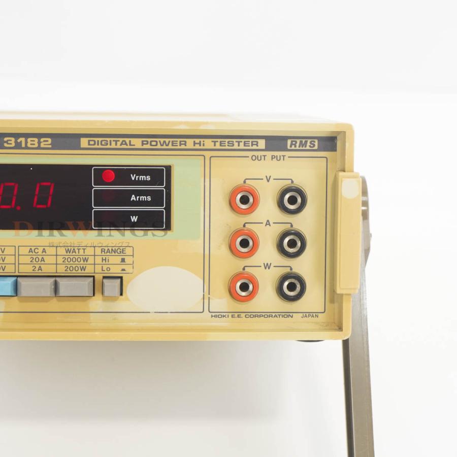 [DW]USED 8日保証 HIOKI 3182 DIGITAL POWER Hi TESTER デジタルパワーハイテスター [06171 ...