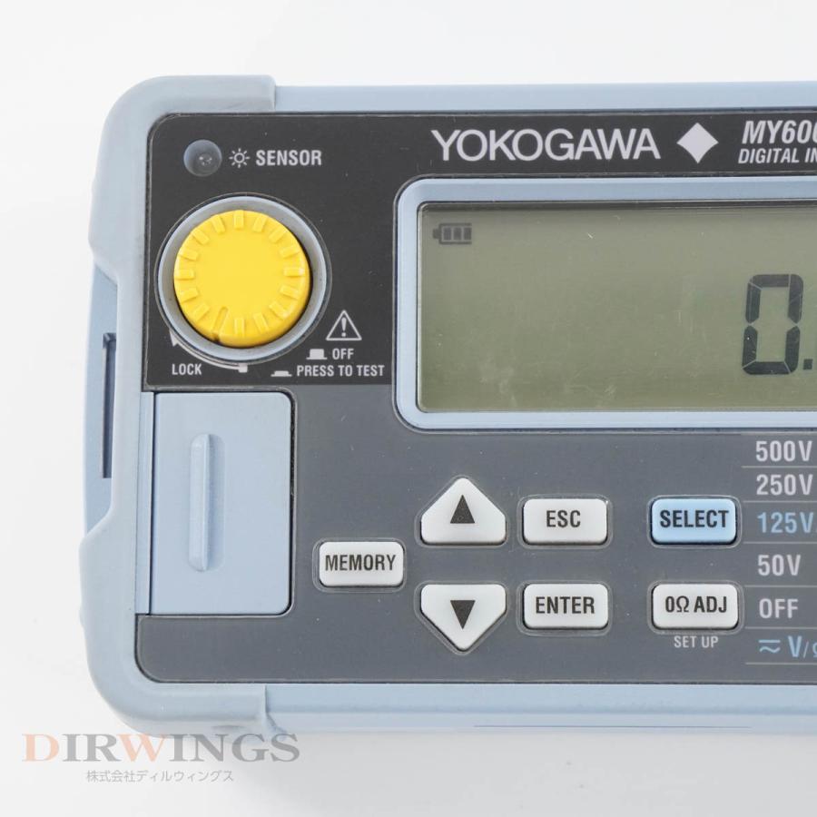 [DW]USED 8日保証 01/2023CAL YOKOGAWA MY600 DIGITAL INSULATION TESTER デジタル ...