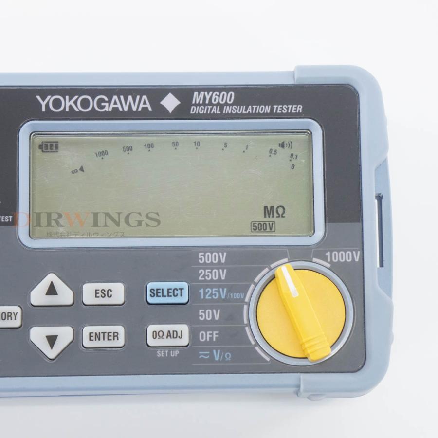 [DW]USED 8日保証 06/2023CAL YOKOGAWA MY600 DIGITAL INSULATION TESTER デジタル ...