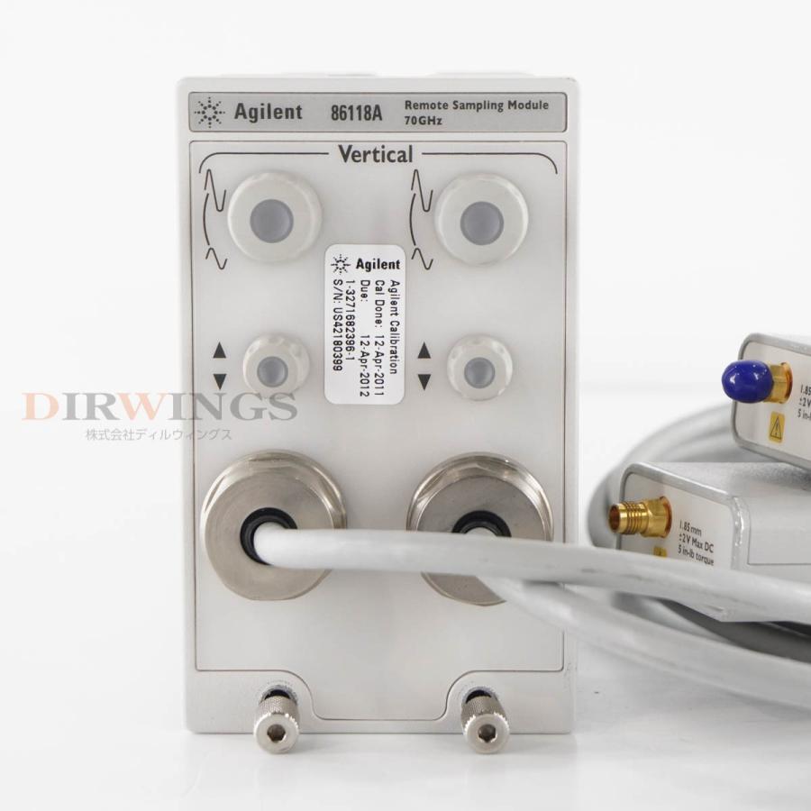 [DW]USED 8日保証 Agilent 86118A ATO-3810 70GHz Remote Sampling Module Oscilloscope Electrical Module リモートサンプ...[06186-0010] |  | 03