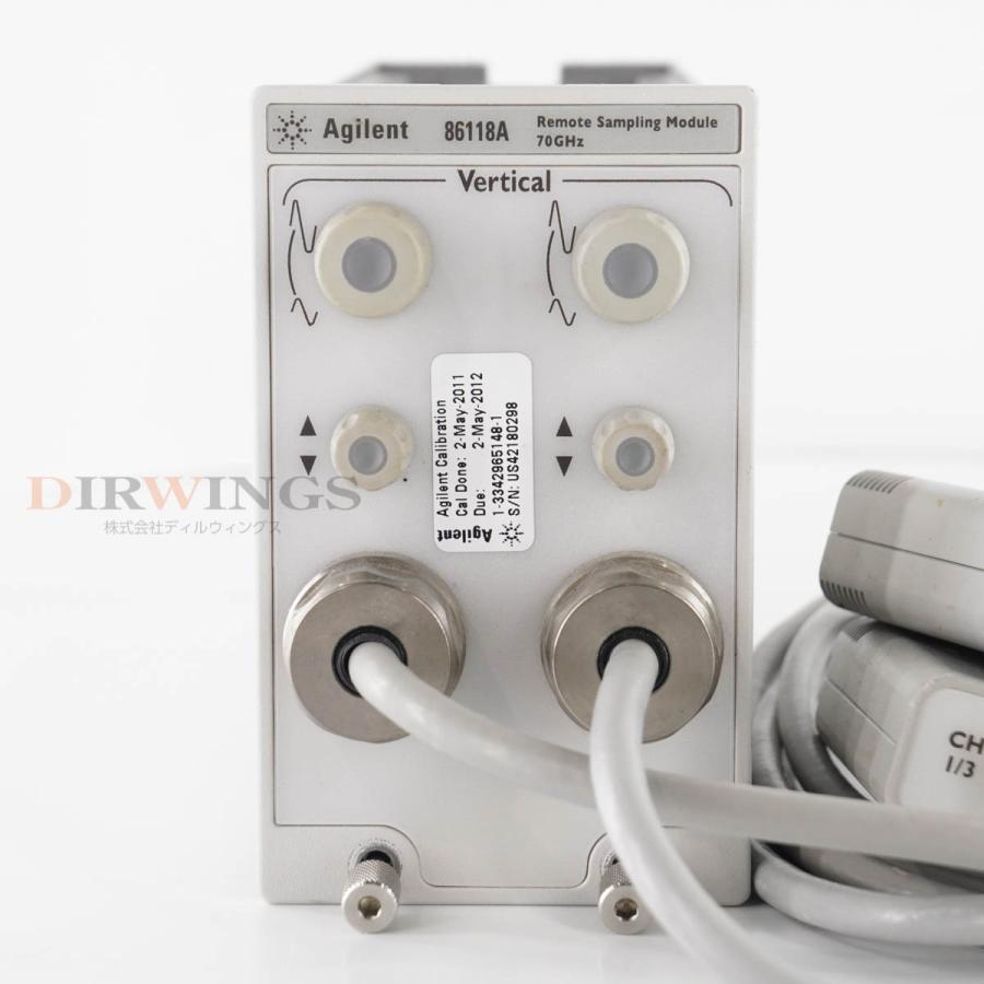 [DW]USED 8日保証 Agilent 86118A ATO-3810 70GHz Remote Sampling Module ...
