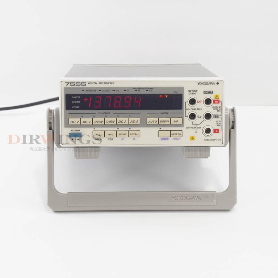 YOKOGAWA 7555 5桁1/2 DMM YOKOGAWA 7555 5桁1/2 DMM Digital Multimeter