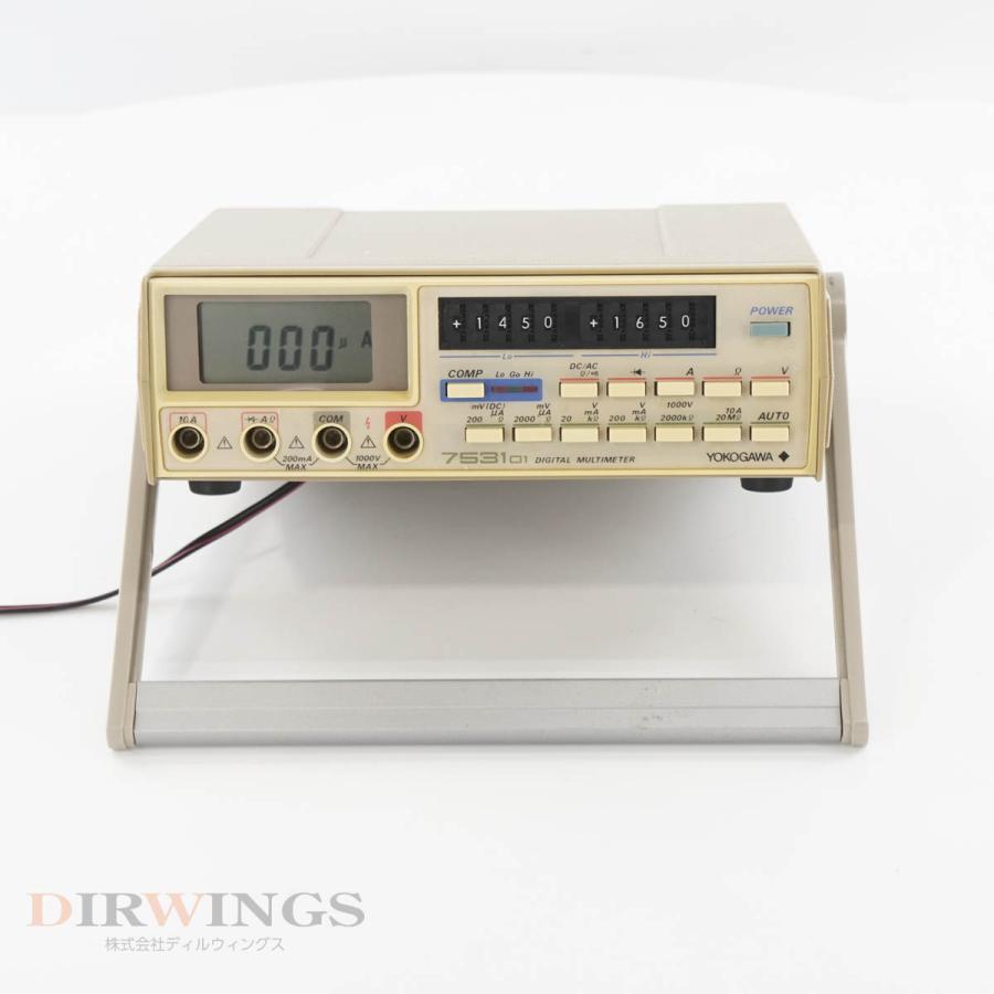 DW]USED 8日保証 YOKOGAWA 753101 7531-01 DIGITAL MULTIMETER