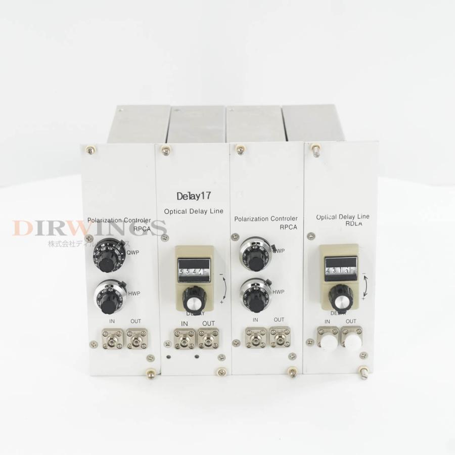 [JB]USED 保証なし セット Optoquest RPCA RDLA Polarization Controller Optical ...