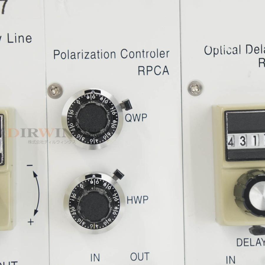 [JB]USED 保証なし セット Optoquest RPCA RDLA Polarization Controller Optical ...