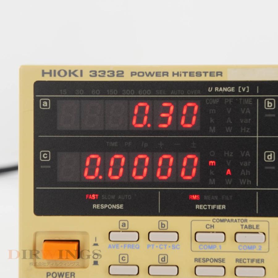 DW]USED 8日保証 HIOKI 3332 POWER HiTESTER パワーハイテスター 