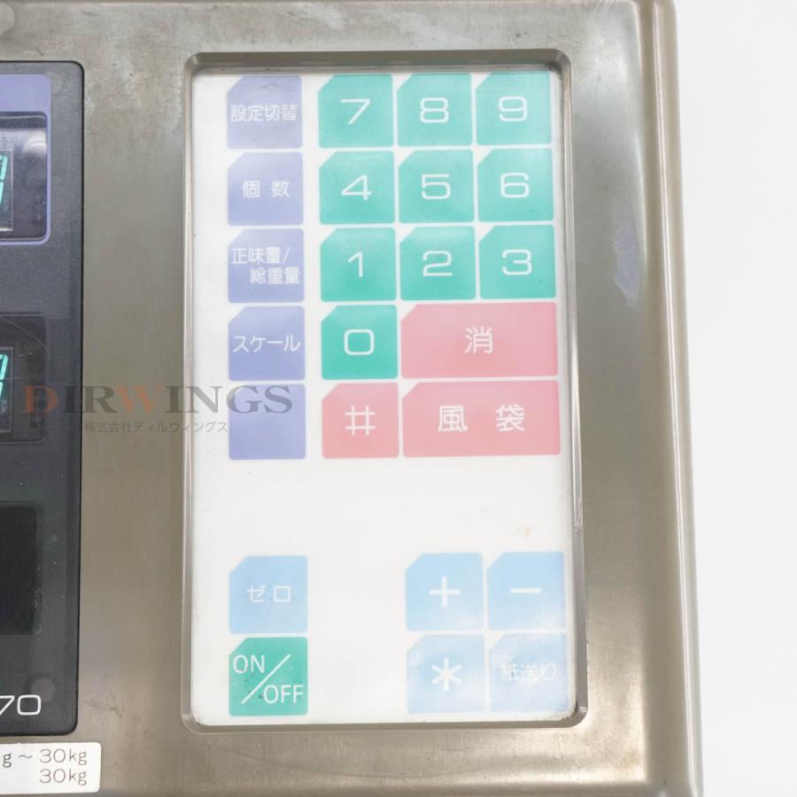 DW]USED 8日保証 TERAOKA DI-170 P S-SKS 電気抵抗線式はかり 台はかり