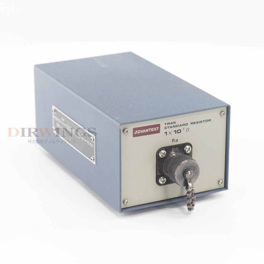 [DW]USED 8日保証 ADVANTEST TR45 STANDARD RESISTOR 1×10 Ω 標準抵抗器 [06259-0253 ...
