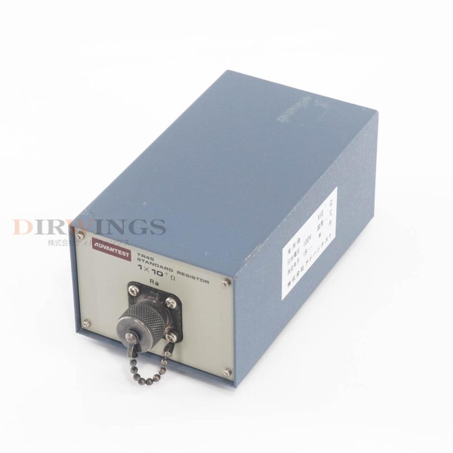 [DW]USED 8日保証 ADVANTEST TR45 STANDARD RESISTOR 1×10 Ω 標準抵抗器 [06259-0253 ...