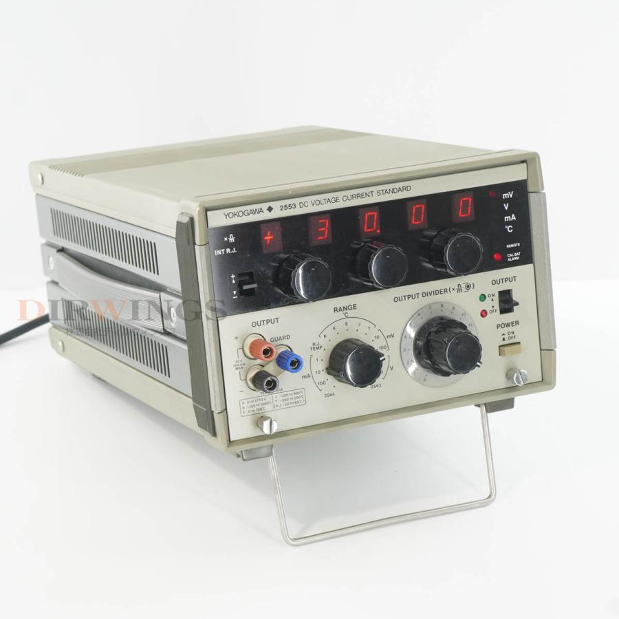 JB]USED 保証なし YOKOGAWA 2553 255342 DC VOLTAGE CURRENT STANDARD