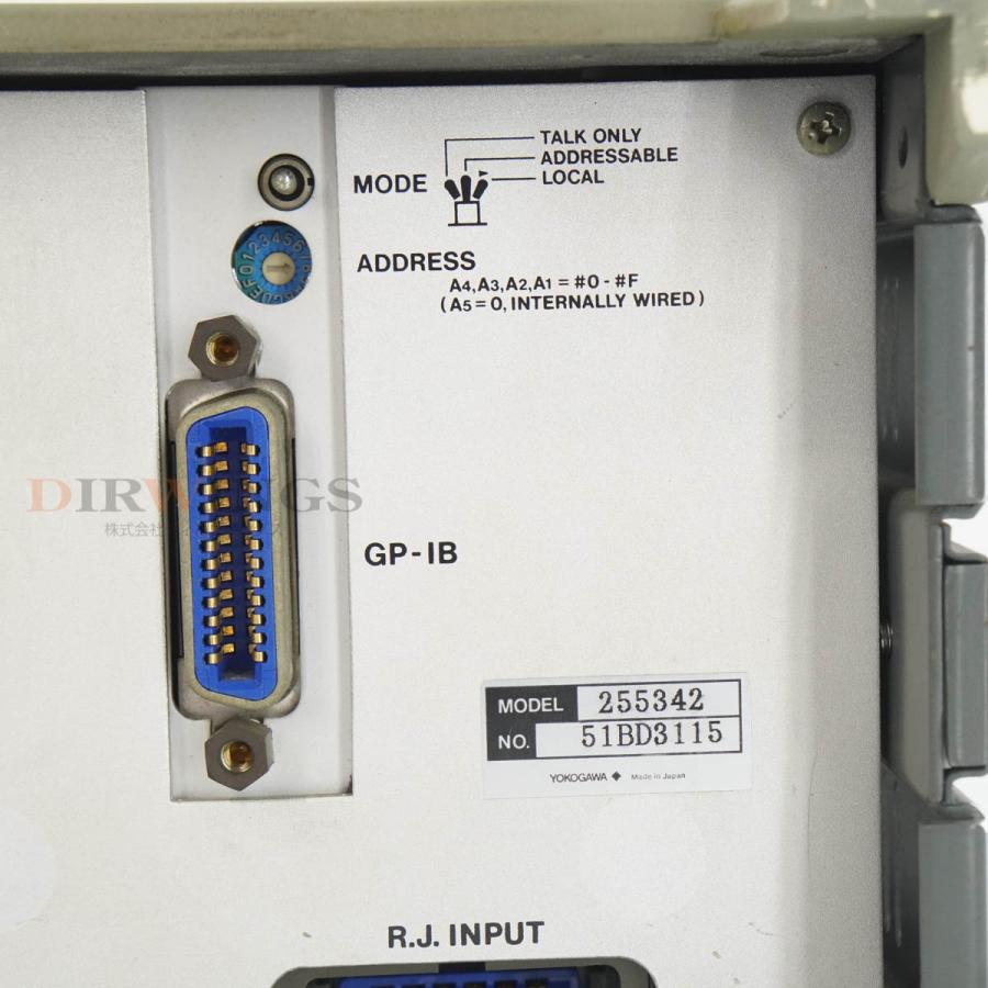 JB]USED 保証なし YOKOGAWA 2553 255342 DC VOLTAGE CURRENT STANDARD