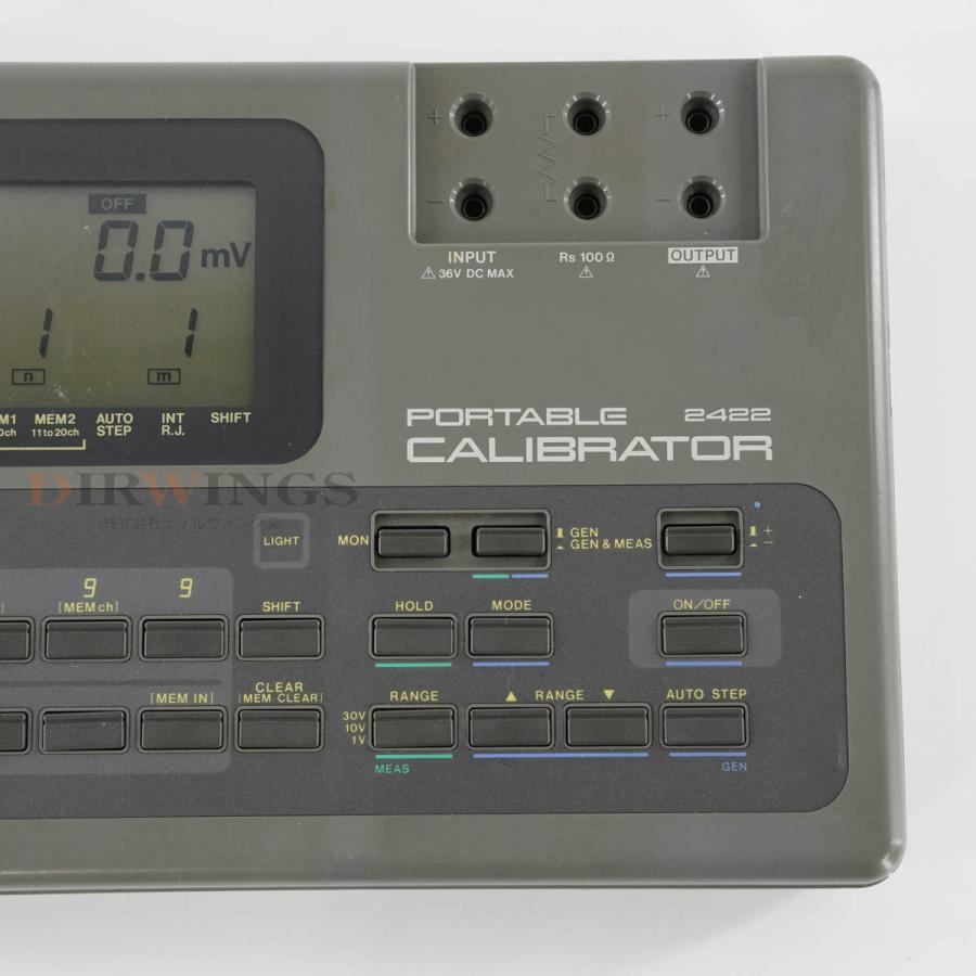 JB]USED 保証なし YOKOGAWA 2422 242201 PORTABLE CALIBRATOR