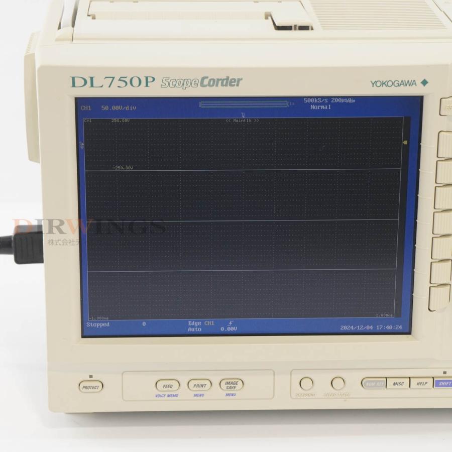 [DW]USED 8日保証 YOKOGAWA DL750P 701230-M-J1-HJ/G2/7N ScopeCorder スコープコーダ ...