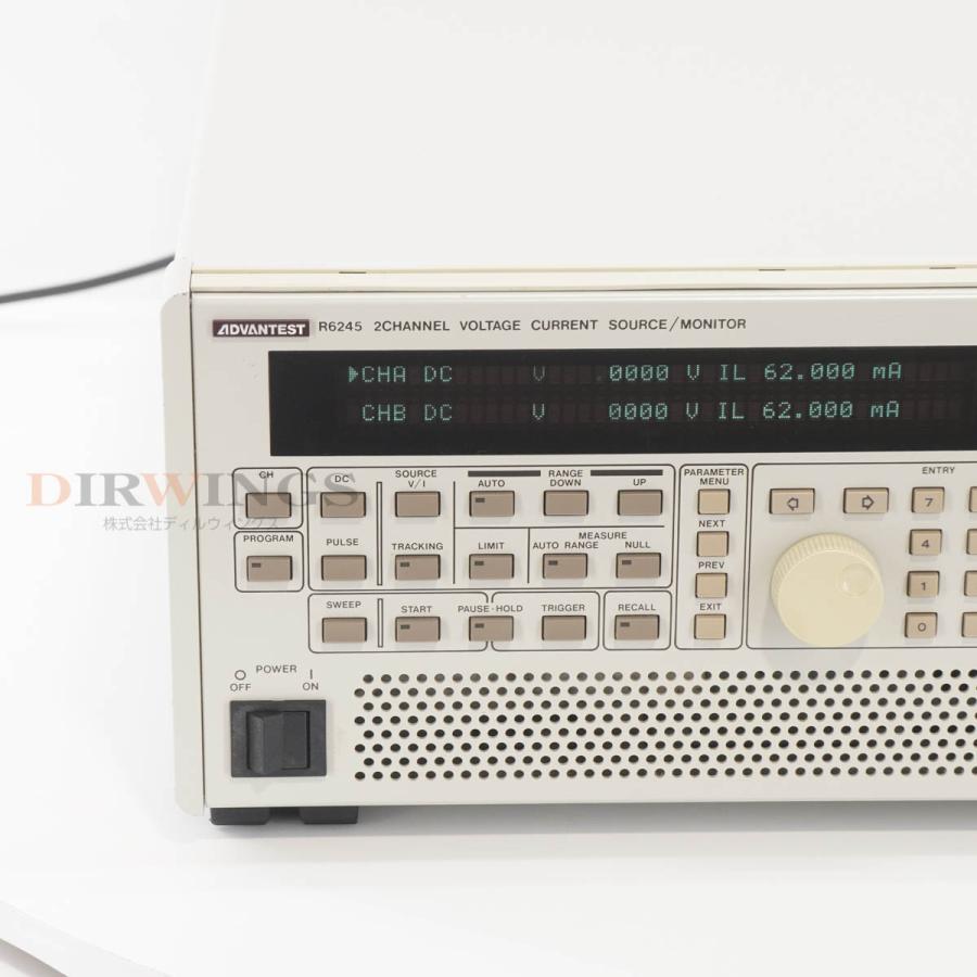 [DW]USED 8日保証 ADVANTEST R6245 2CHANNEL VOLTAGE CURRENT SOURCE/MONITOR ...