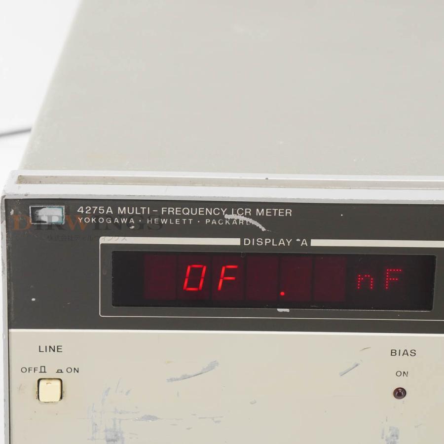 8日保証 YHP 4275A MULTI-FREQUENCY LCR METER マルチフリケンシー LCRメーター 【ストレイン】 [06322-0112]
