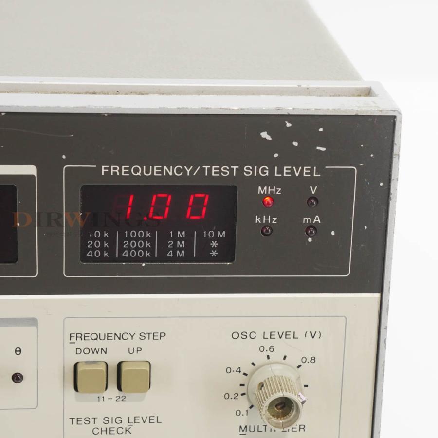 8日保証 YHP 4275A MULTI-FREQUENCY LCR METER マルチフリケンシー LCRメーター 【ストレイン】 [06322-0112]