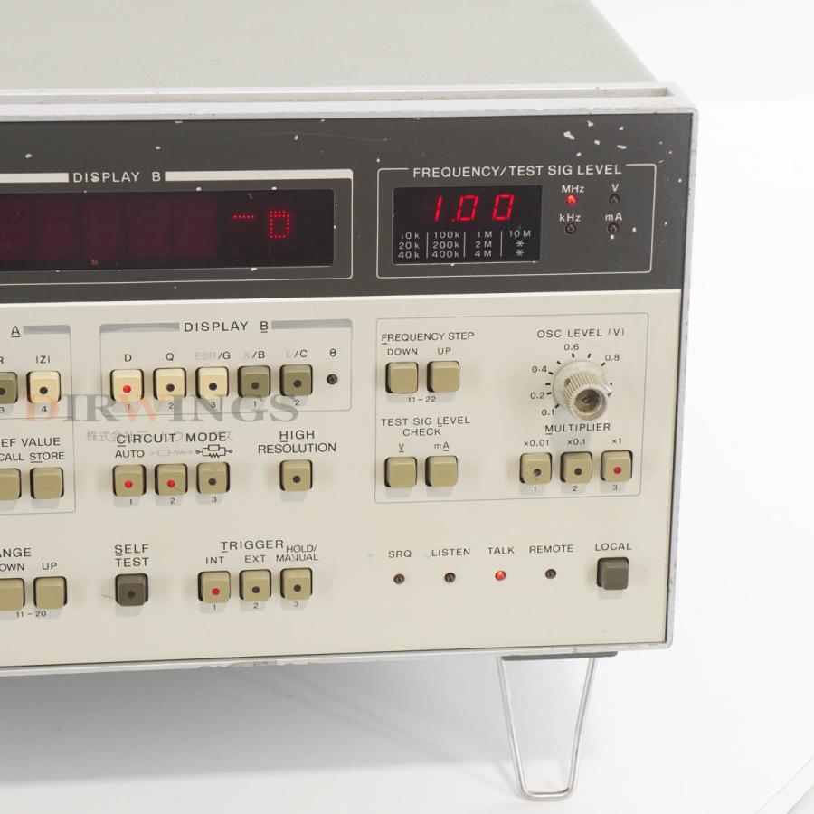 8日保証 YHP 4275A MULTI-FREQUENCY LCR METER マルチフリケンシー LCRメーター 【ストレイン】 [06322-0112]