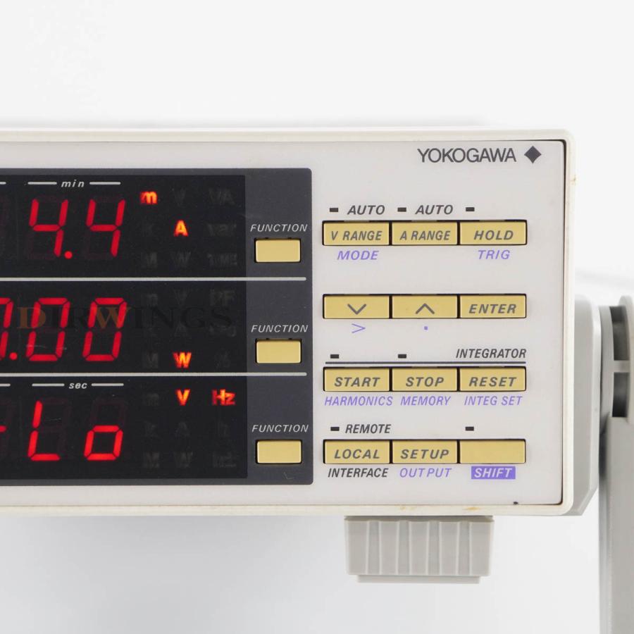 JB]USED 保証なし YOKOGAWA WT110E 253451-M DIGITAL POWER METER