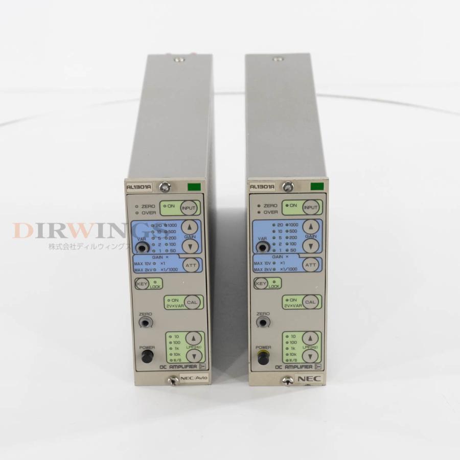 8日保証 2台セット 04~10/2023CAL NEC Avio AL1301A DC AMPLIFIER 高耐圧直流アンプ 電源コード 【ミキシング】 取扱説明書 [06353-0284]