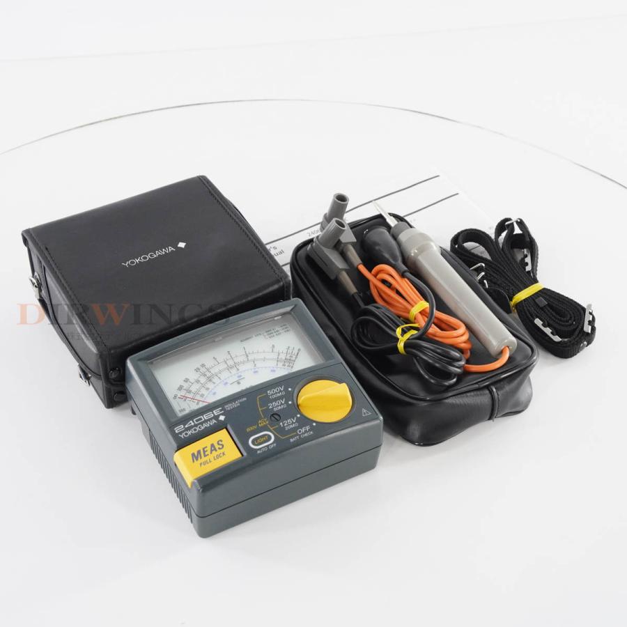 DW]USED 8日保証 10/2023CAL YOKOGAWA 2406E 240643 INSULATION TESTER