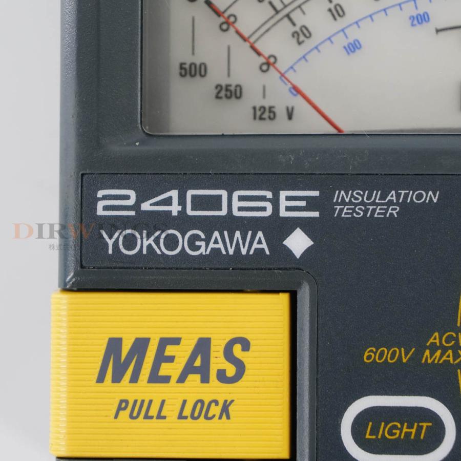 DW]USED 8日保証 10/2023CAL YOKOGAWA 2406E 240643 INSULATION TESTER