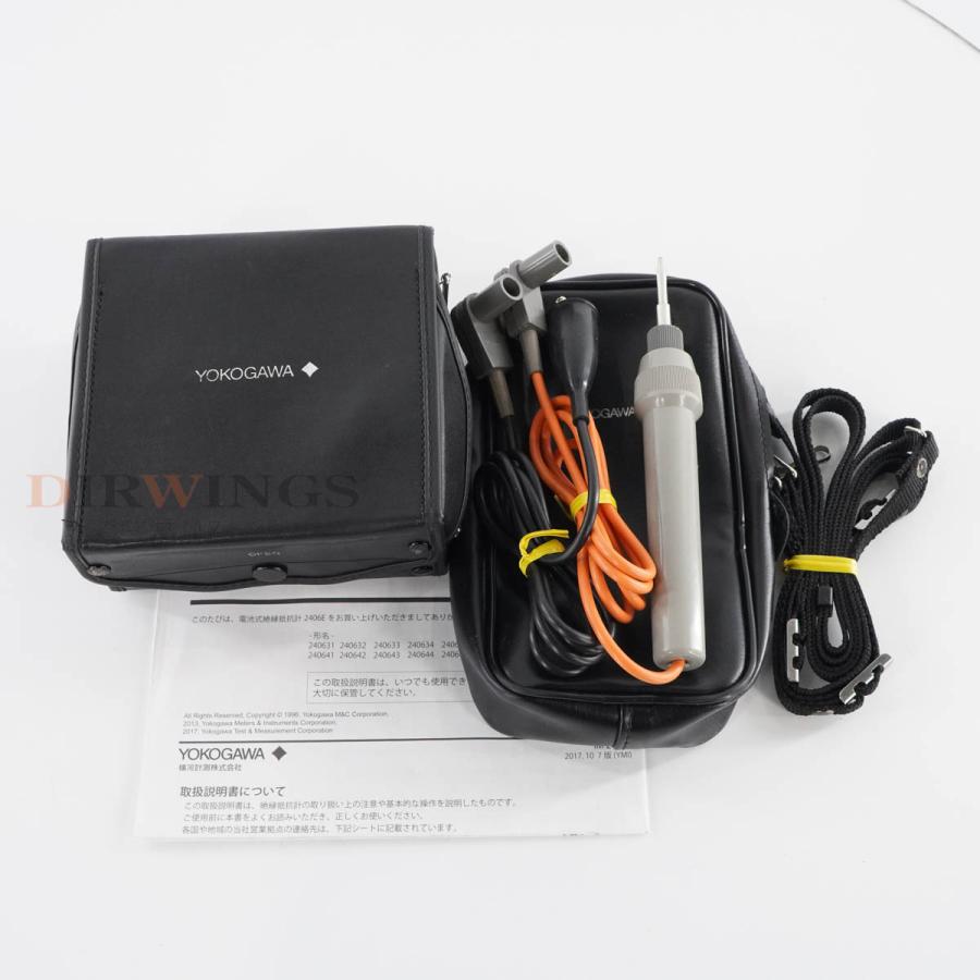 DW]USED 8日保証 10/2023CAL YOKOGAWA 2406E 240643 INSULATION TESTER