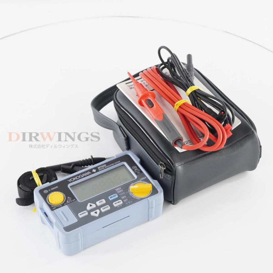 [DW]USED 8日保証 校正2025年5月まで有効 YOKOGAWA MY600 DIGITAL INSULATION TESTER ...