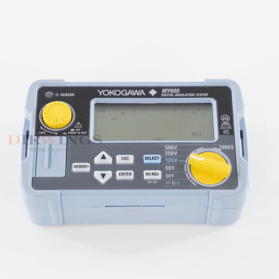 [DW]USED 8日保証 校正2025年5月まで有効 YOKOGAWA MY600 DIGITAL INSULATION TESTER ...