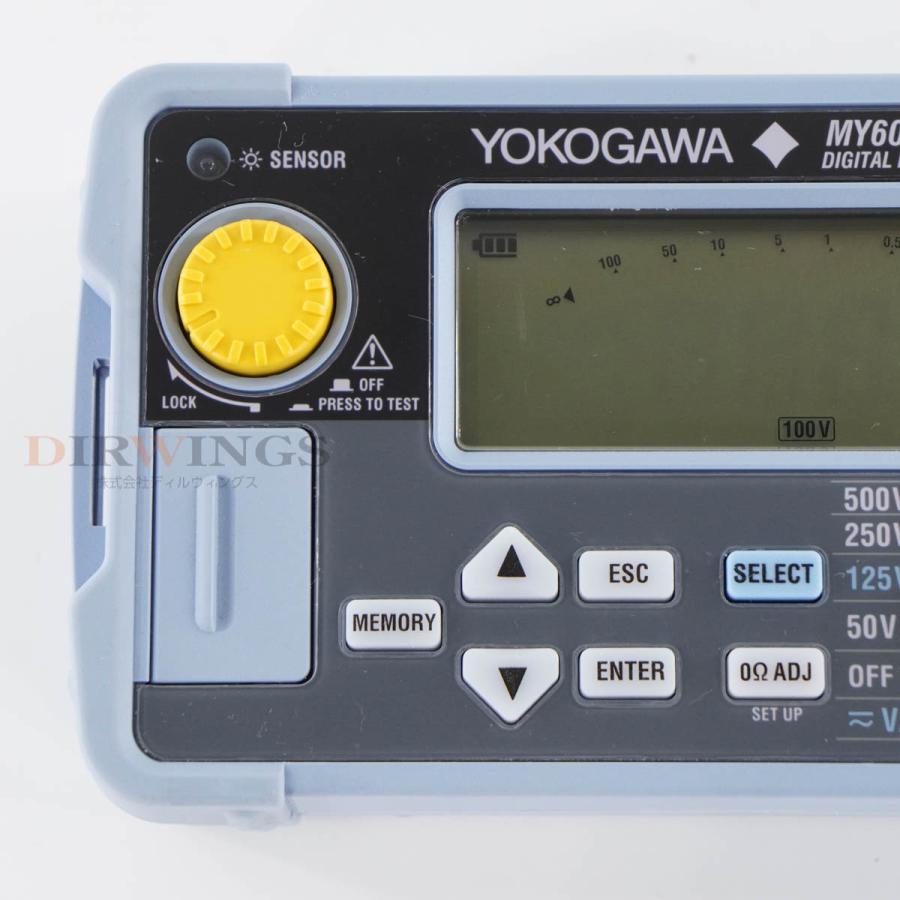 [DW]USED 8日保証 校正2025年4月まで有効 YOKOGAWA MY600 DIGITAL INSULATION TESTER ...